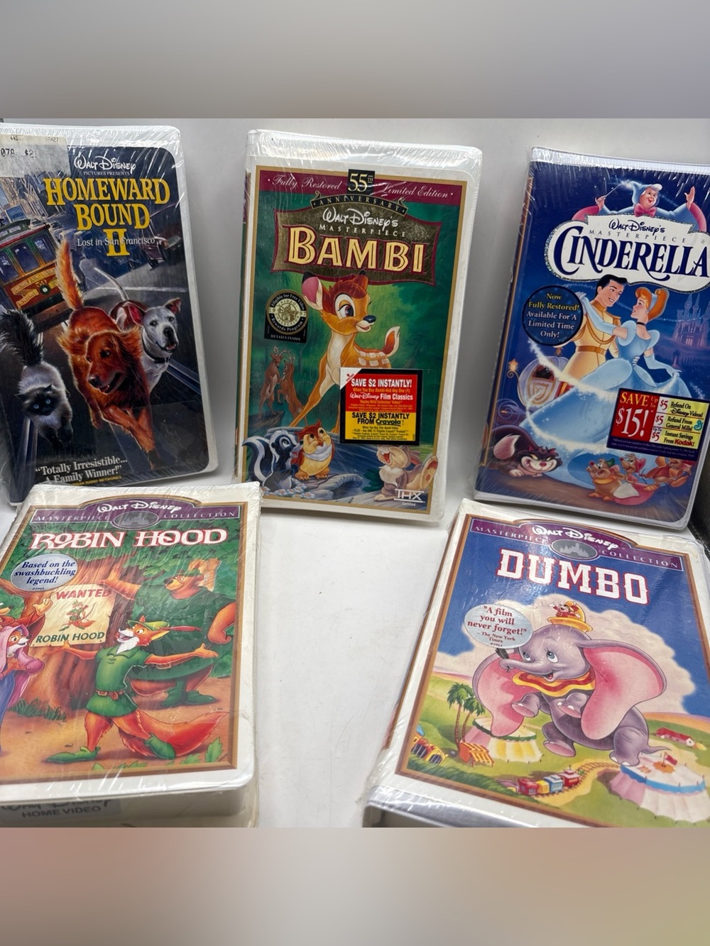 Walt Disney Bambi VHS Collectible - Green Cover